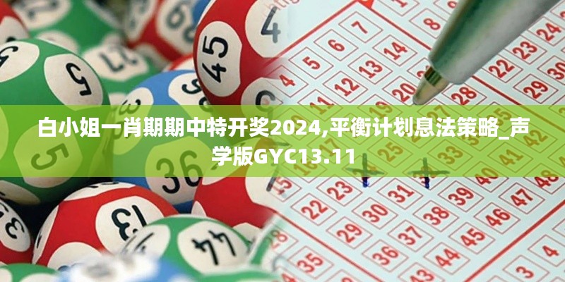白小姐一肖期期中特开奖2024,平衡计划息法策略_声学版GYC13.11