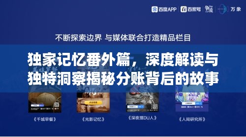 独家记忆番外篇,深度解读与独特洞察揭秘分账背后的故事