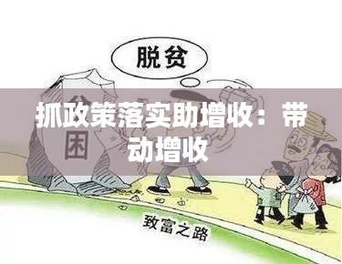抓政策落实助增收：带动增收 