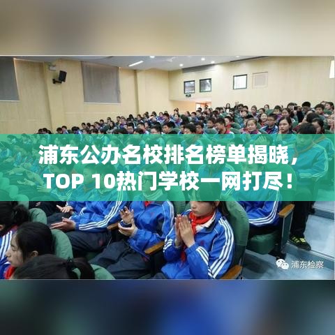 浦东公办名校排名榜单揭晓，TOP 10热门学校一网打尽！
