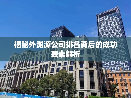 揭秘外滩源公司排名背后的成功要素解析
